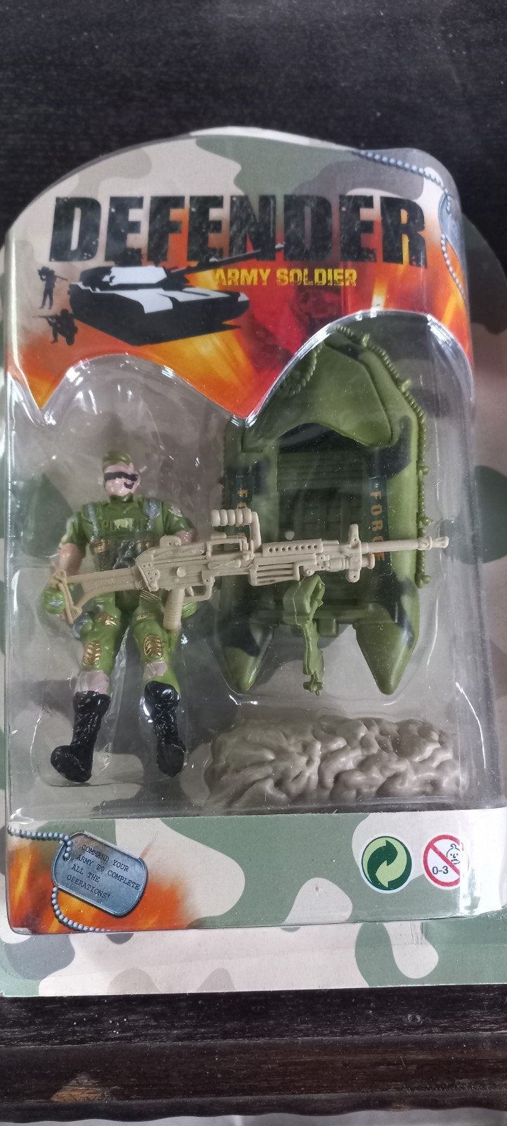 Speelgoed soldaatjes - Defender Army Soldier (Nieuw), Kinderen en Baby's, Speelgoed | Actiefiguren, Ophalen of Verzenden, Nieuw
