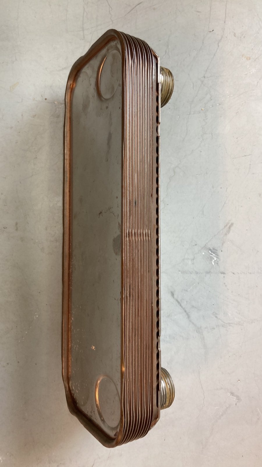 Platen wisselaar voor cv of zonneboiler installatie, Doe-het-zelf en Verbouw, Ophalen of Verzenden, Gebruikt