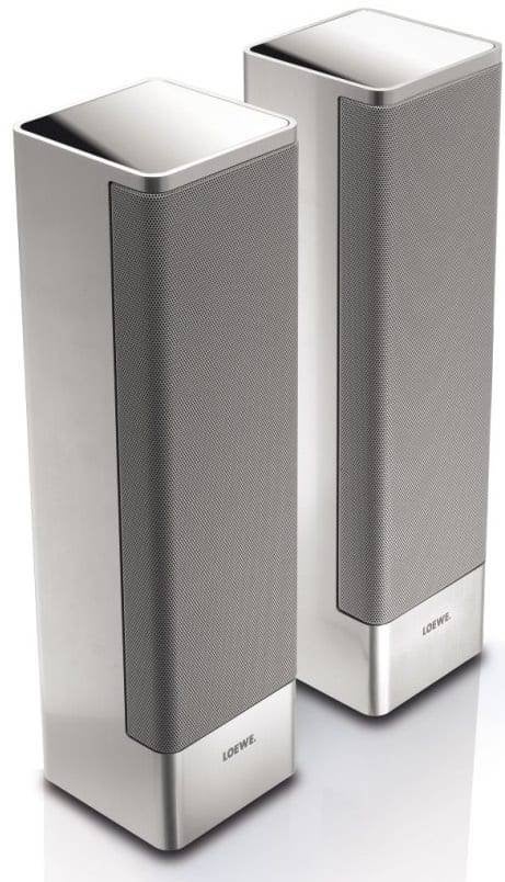 Loewe Universal Speaker ID zilver, Ophalen of Verzenden, Zo goed als nieuw, 60 tot 120 watt, Overige merken