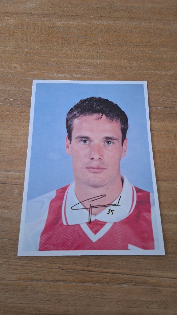Foto 20x25cm met handtekening; Gerald Sibon # Ajax, Ophalen of Verzenden, Nieuw, Ajax, Overige typen