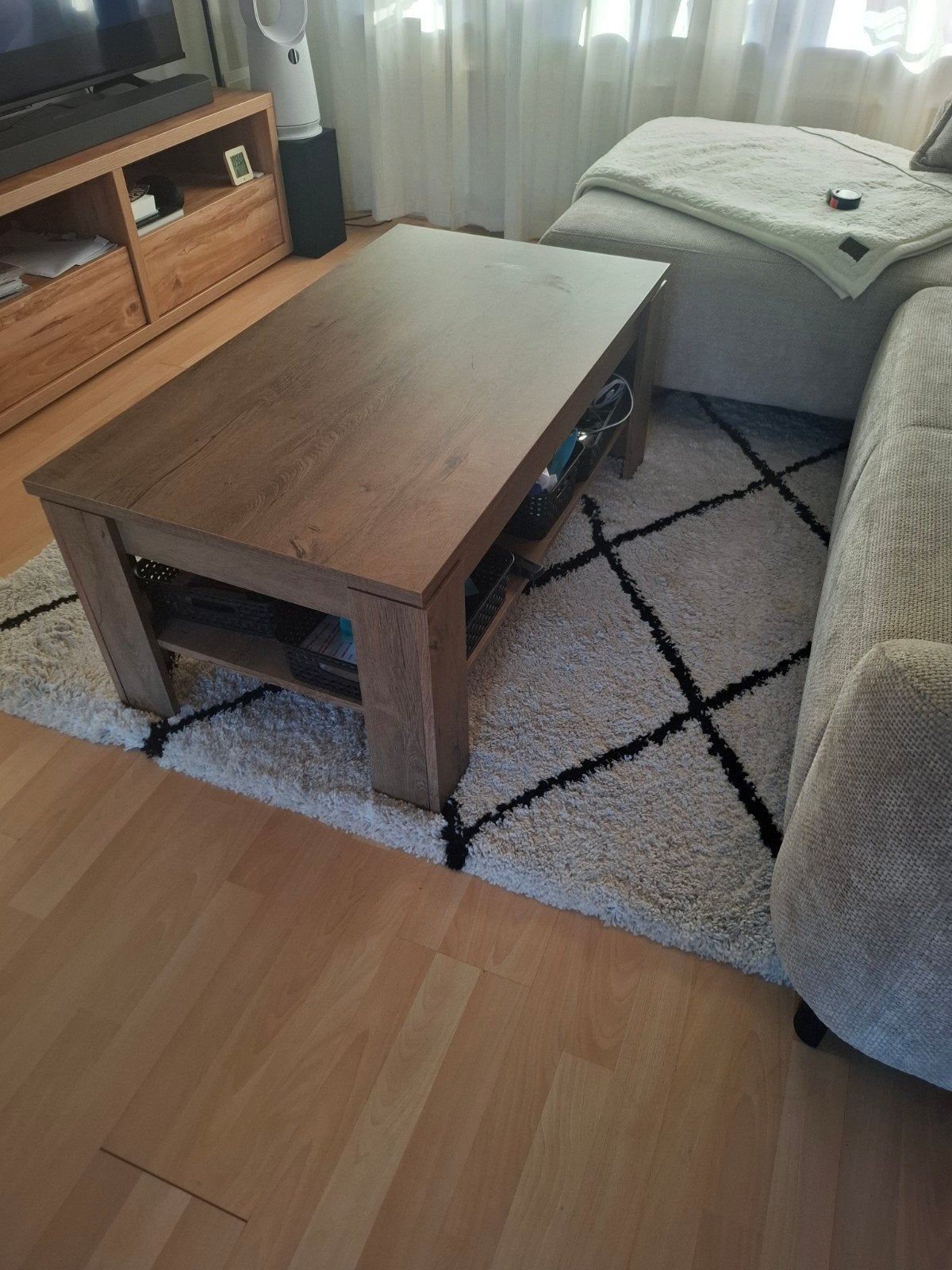 Nette salontafel 1106045, Ophalen, 100 tot 150 cm, 50 tot 100 cm, Zo goed als nieuw
