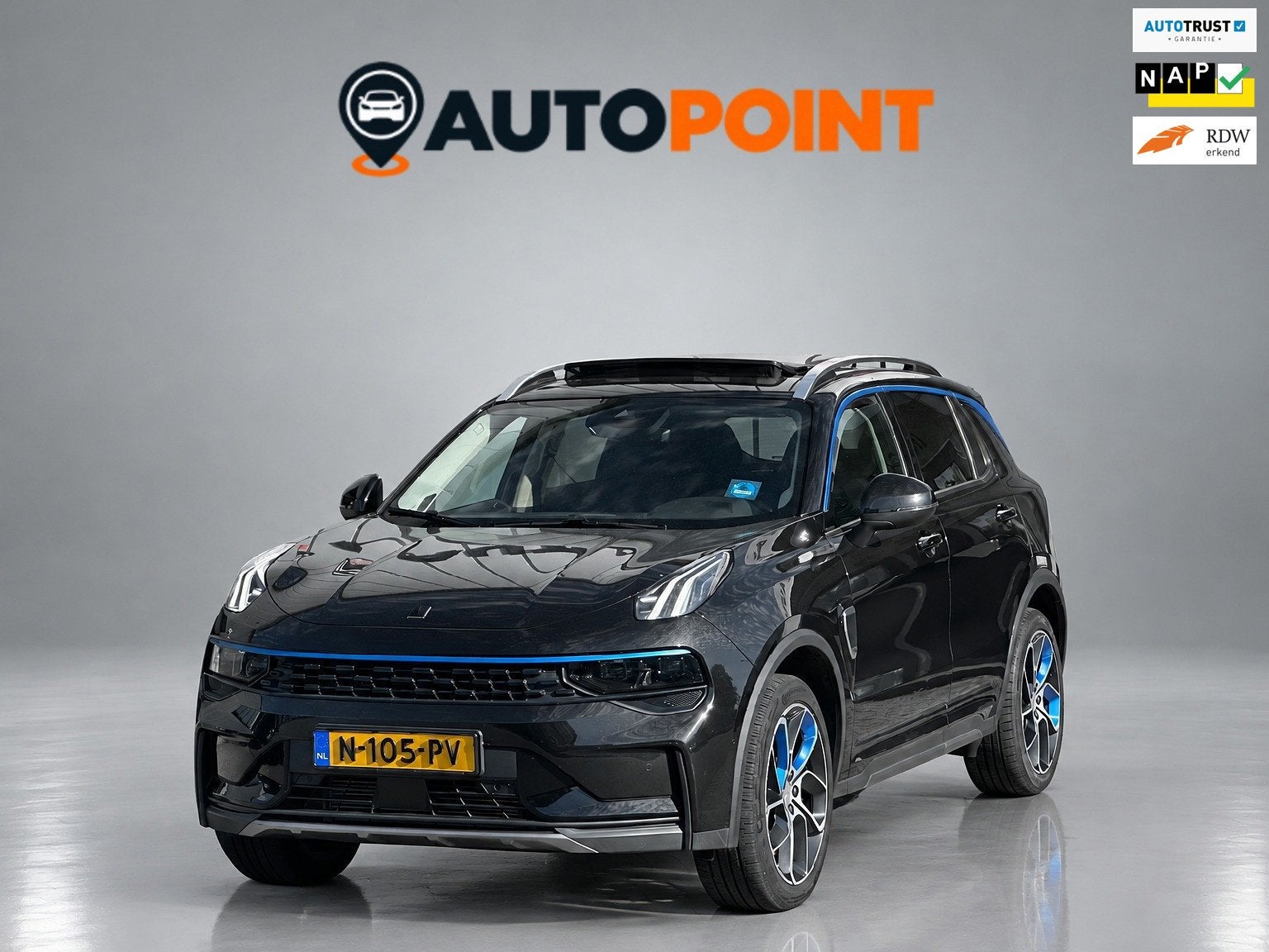 Lynk & Co 01 1.5 PHEV 6,6kWh SOH 97% PANO 360°cam Apple/And, Dealer onderhouden, Euro 6, Verwarmde buitenspiegels, Bedrijf