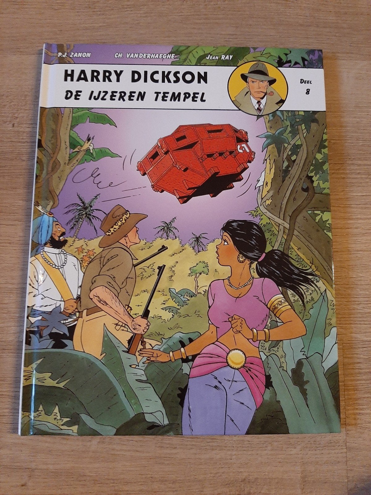 Harry Dickson - De IJzeren Tempel (Deel 8), Eén stripboek, Ophalen of Verzenden, Zo goed als nieuw, P.J. Zanon, Ch. Vanderhaeghe, Jean Ray