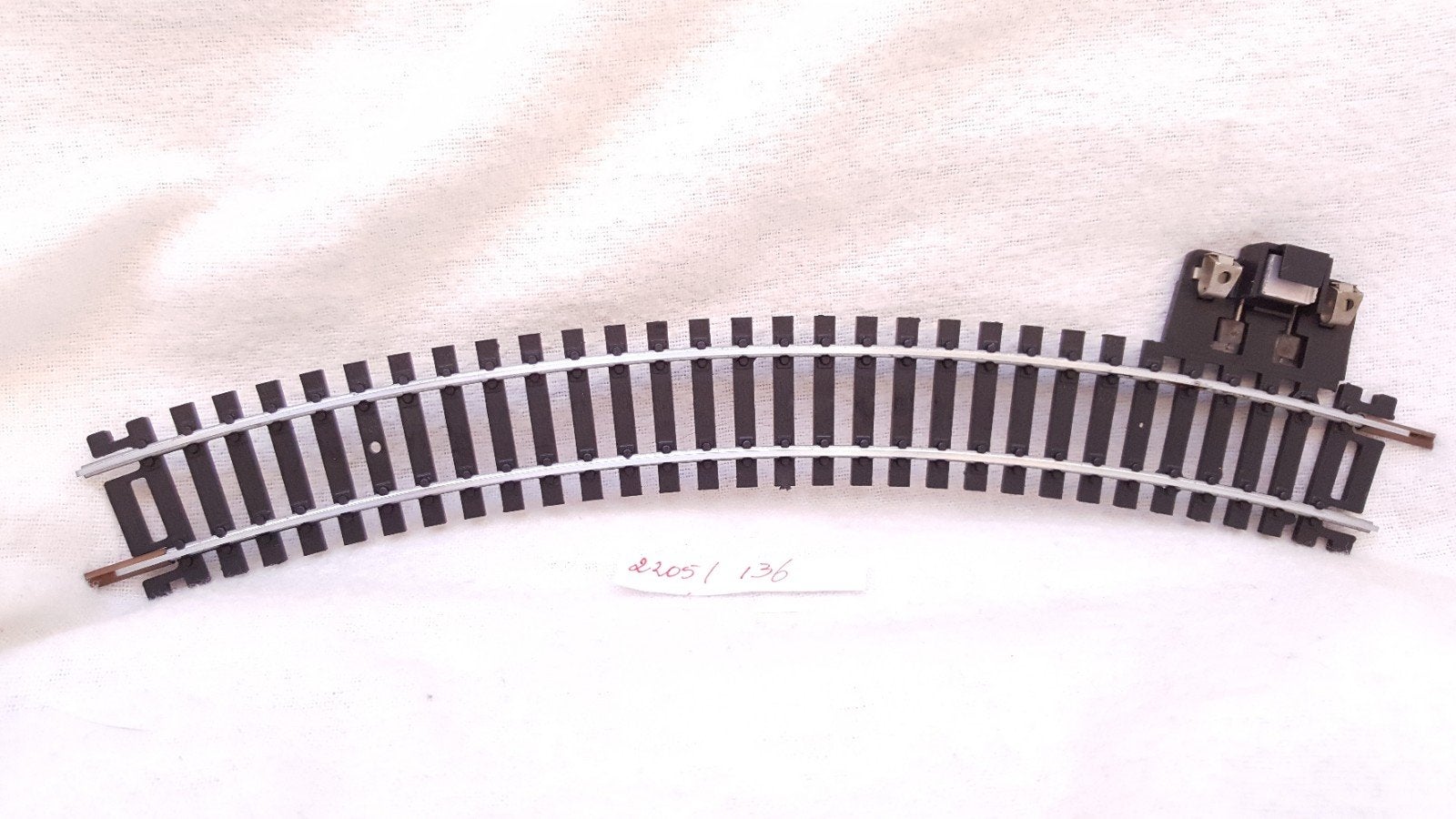 Lima H0 3030 N gebogen rail met elektrische verbinding, Gebruikt, Gelijkstroom, Rails, Ophalen of Verzenden