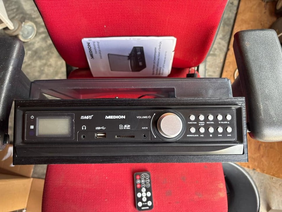 Medion Life E69468 Digitale Platen- en Cassettespeler, Overige merken, Ophalen of Verzenden, Zo goed als nieuw, USB-aansluiting