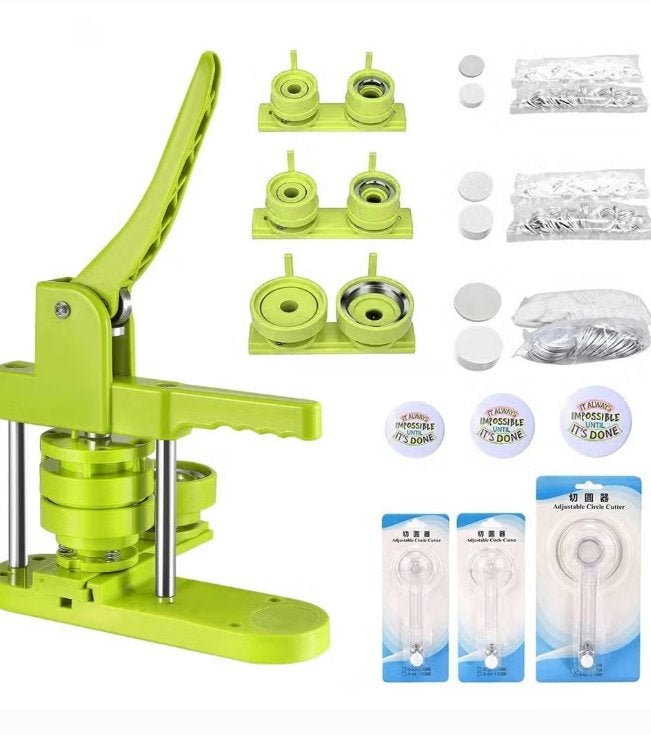 Professionele button maker / button pers 25mm / 32mm / 58mm, Ophalen of Verzenden, Nieuw