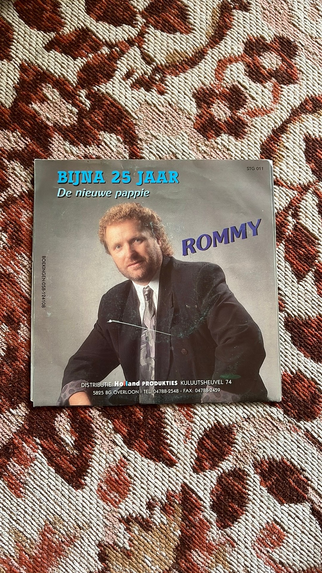 Rommy bijna 25 jaar single, Cd's en Dvd's, Ophalen of Verzenden, Zo goed als nieuw, 7 inch, Nederlandstalig