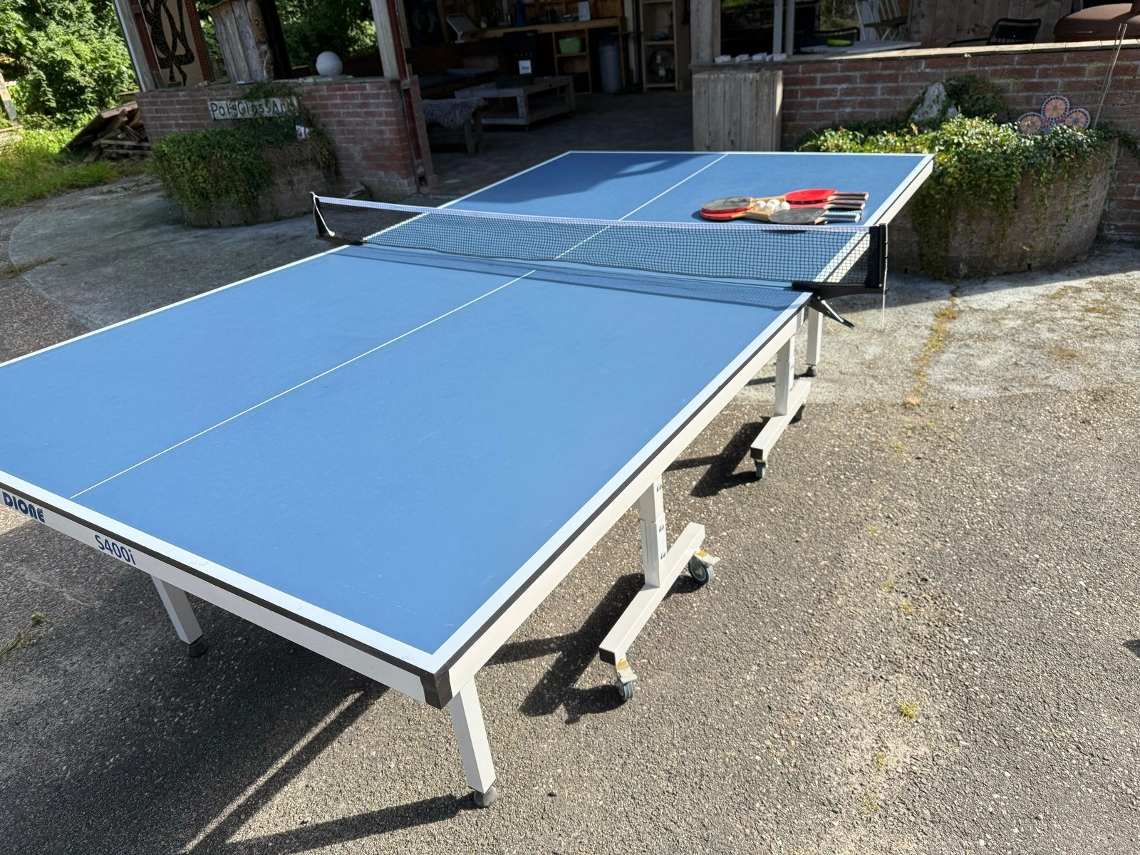 Tafeltennistafel, Ophalen, Gebruikt, Tafel Outdoor, Inklapbaar