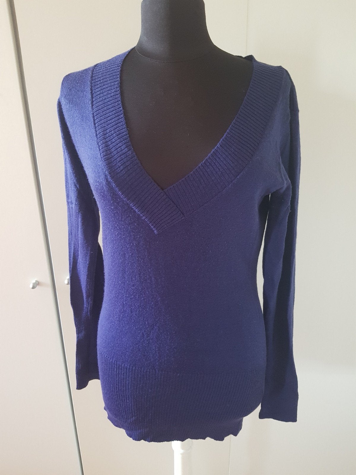 Paarse Vero Moda V-hals trui – Maat L, Vero Moda, Ophalen of Verzenden, Maat 42/44 (L), Paars