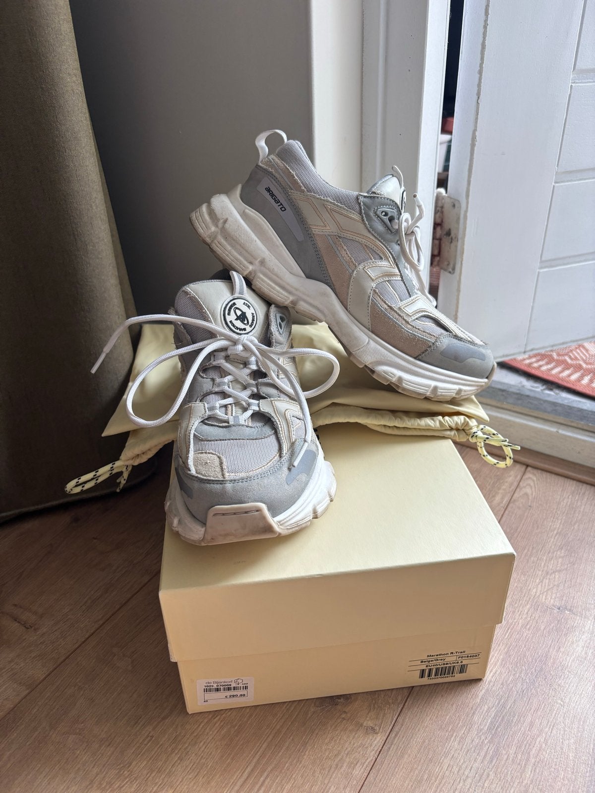 Axel Arigato Marathon Runners - Maat 40, Ophalen, Gedragen, Grijs, Sneakers of Gympen