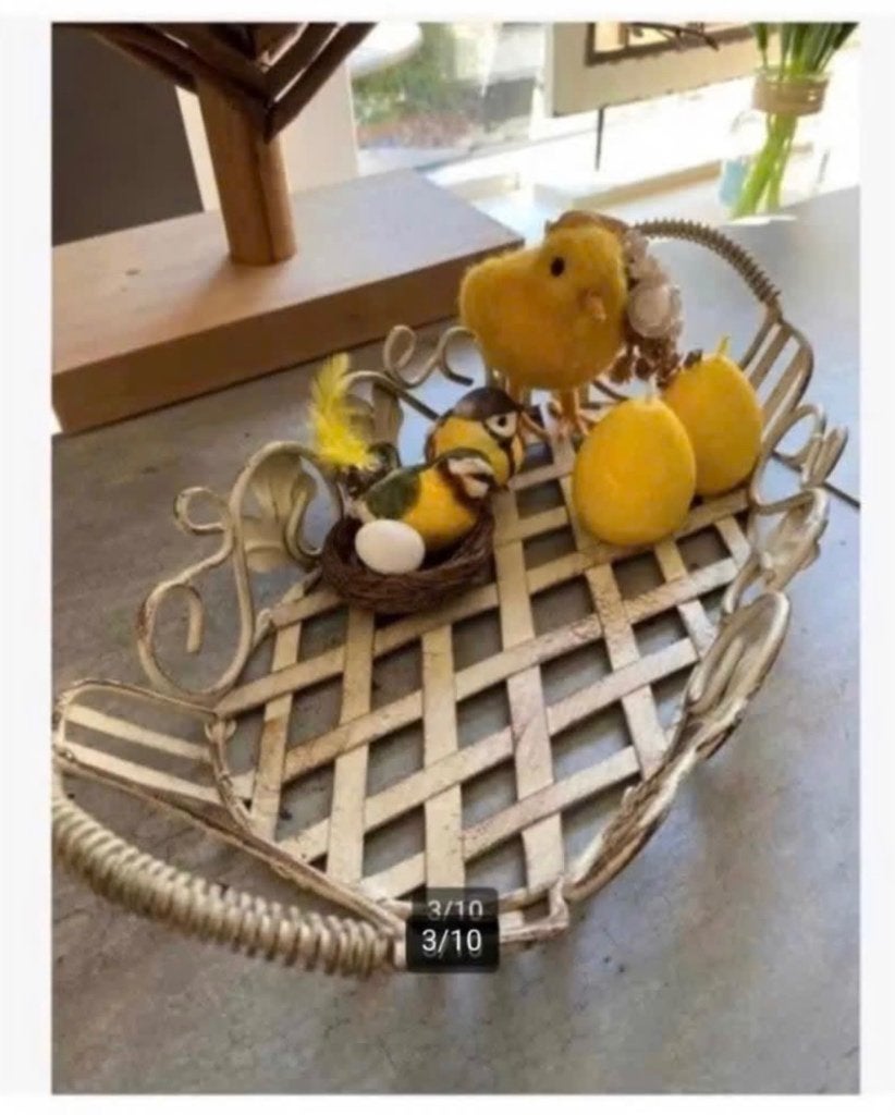 Brocante mooie metalen schaal, langwerpig, Schaal, Ophalen of Verzenden, Zo goed als nieuw, X