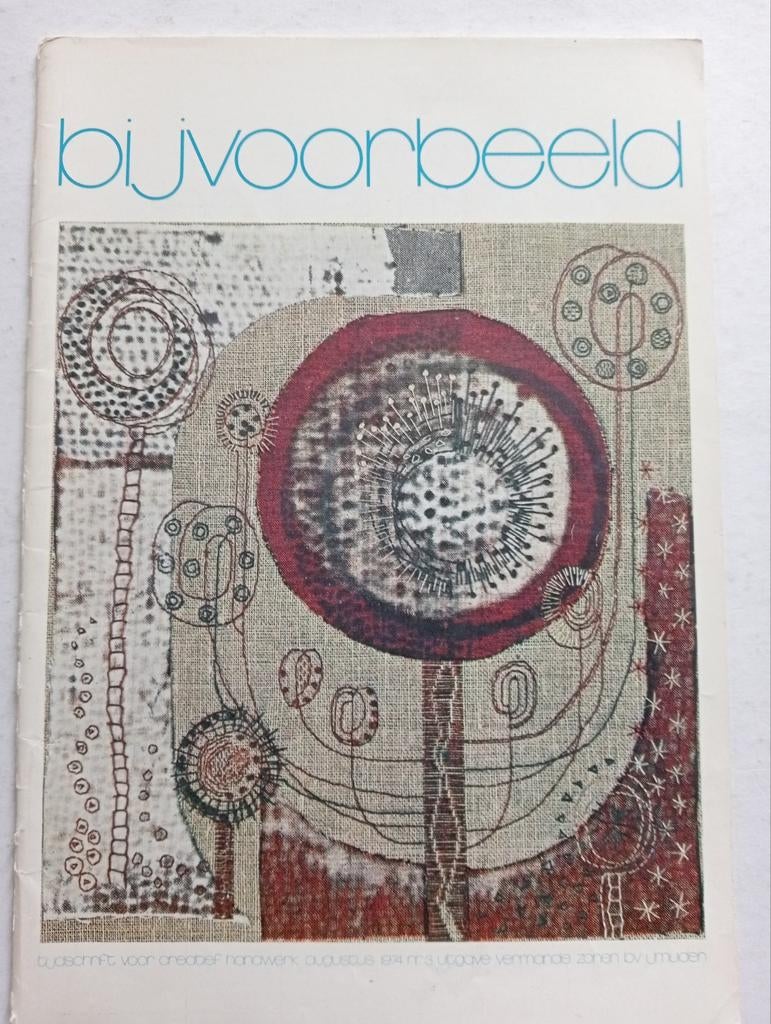 Tijdschrift Bijvoorbeeld 1974 waaiers keramiek patchwork, Boeken, Ophalen of Verzenden, Gelezen