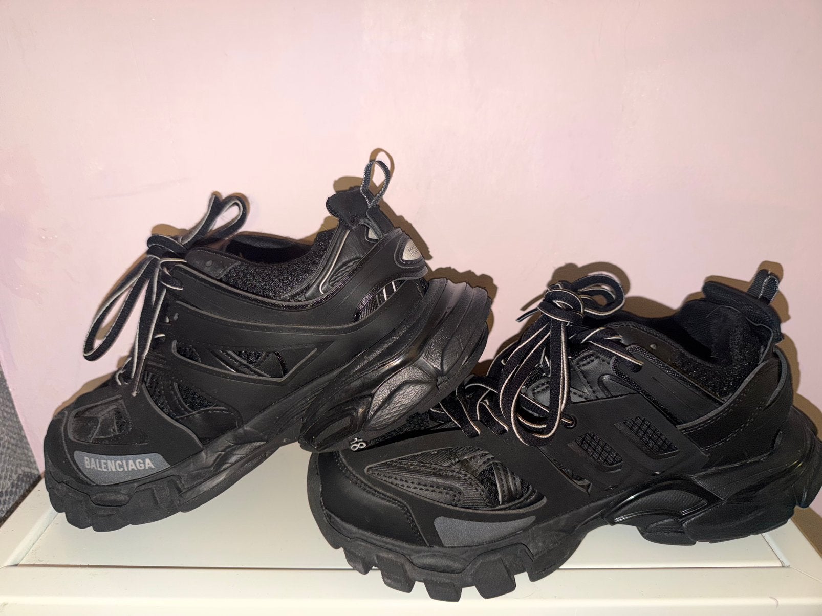 Balenciaga Track Sneakers Zwart Maat 38, Kleding | Dames, Schoenen, Ophalen of Verzenden, Zo goed als nieuw, Zwart, Sneakers of Gympen
