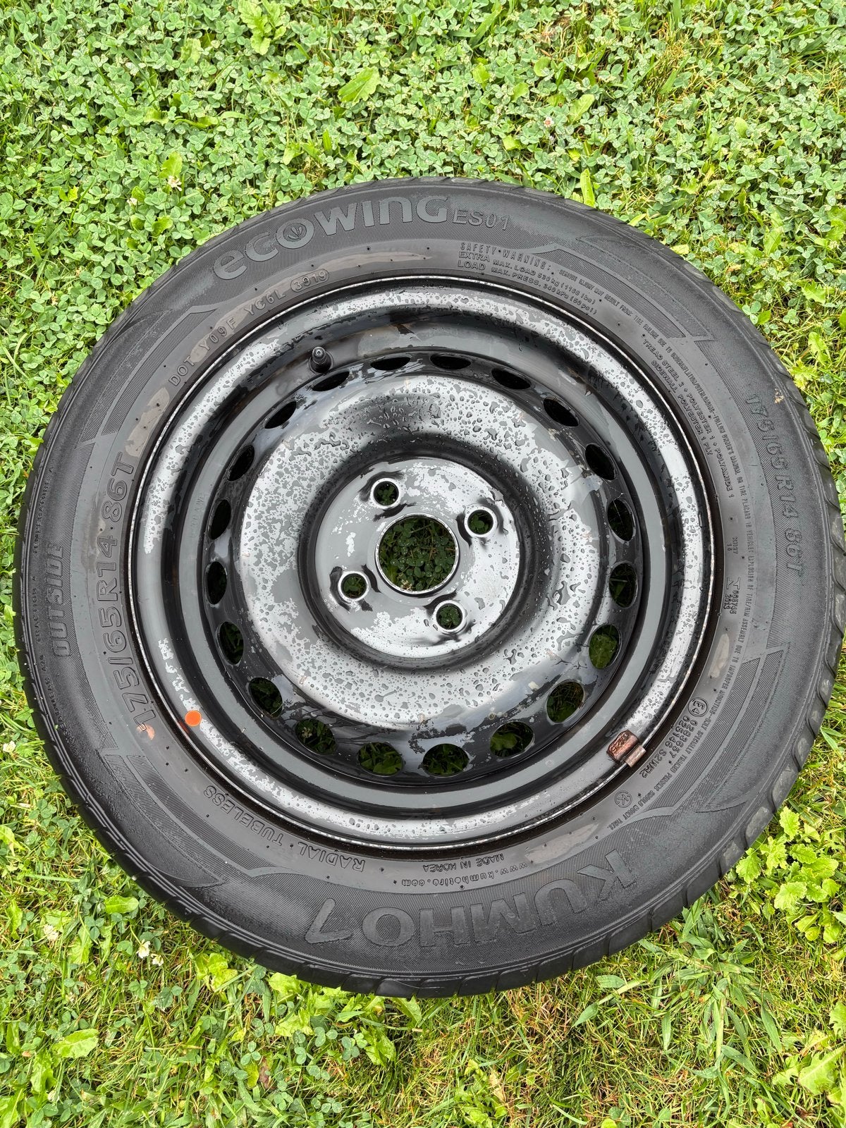 Originele Kia Picanto stalen velgen, Auto diversen, Ophalen, Gebruikt