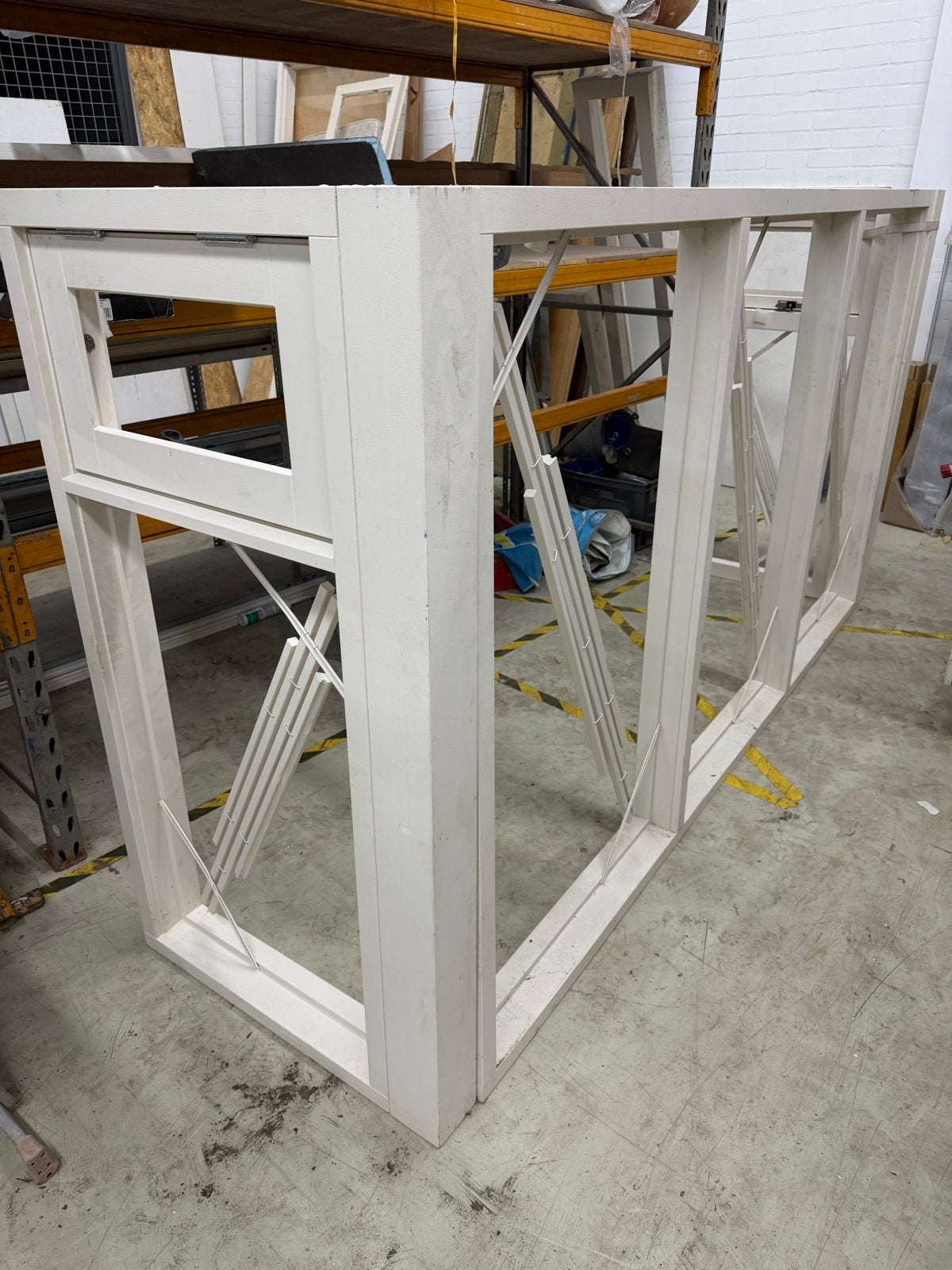 Nieuw Erker Kozijn met Uitzetraam 290x81,5, Doe-het-zelf en Verbouw, Ophalen, Nieuw, 160 cm of meer, Gevelraam of Ruit