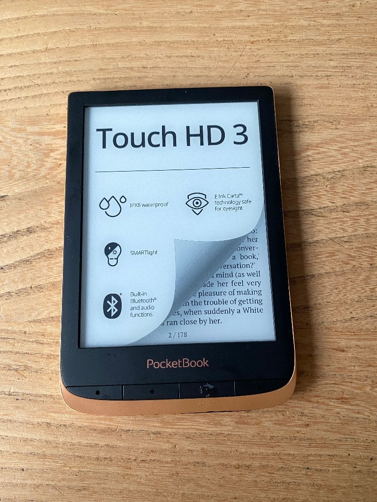 Pocketbook touch HD3 ereader, Computers en Software, E-readers, Gebruikt, 6 inch of minder, Ophalen of Verzenden, Pocketbook