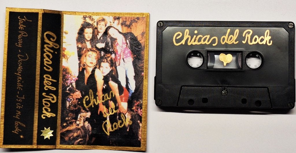 CHICAS DEL ROCK = promo cassette (?) = 3 tr. =Amsterdam band, Cd's en Dvd's, Cassettebandjes, Ophalen of Verzenden, Gebruikt, 1 bandje