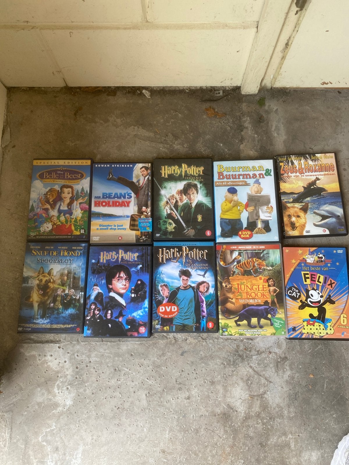 Diverse DVD collectie: Harry Potter, Jungle Book, Buurman &, Gebruikt, Verzamelbox, Alle leeftijden, Nederlands