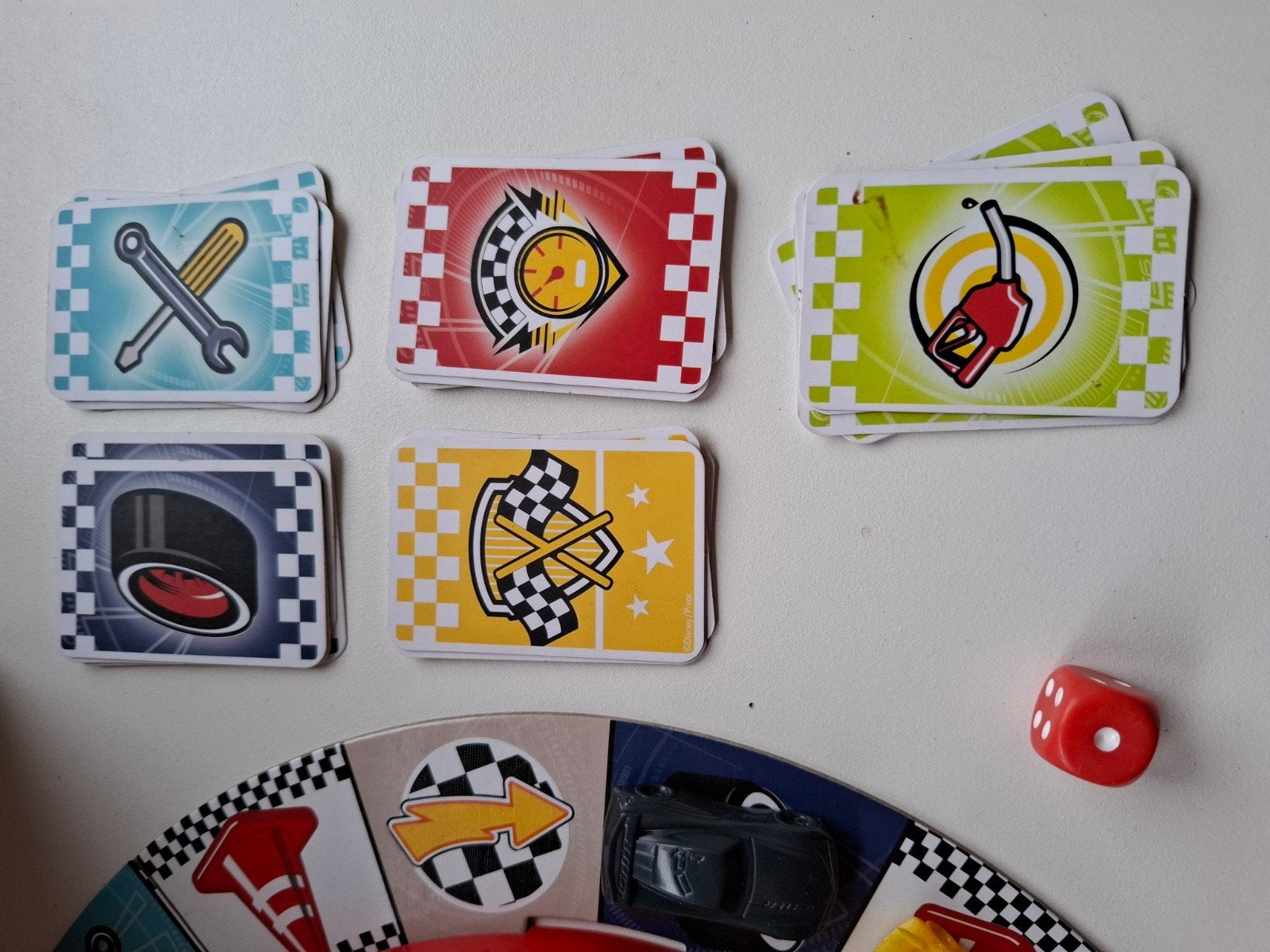 Disney Pixar Cars Piston Cup Race Spel Jumbo, Drie of vier spelers, Ophalen of Verzenden, Gebruikt, Jumbo