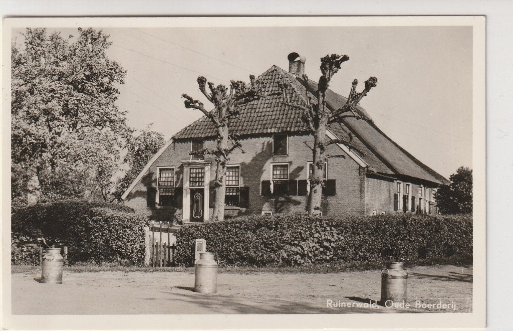Ruinerwold oude boerderij, Ophalen of Verzenden, 1940 tot 1960, Gelopen, Drenthe