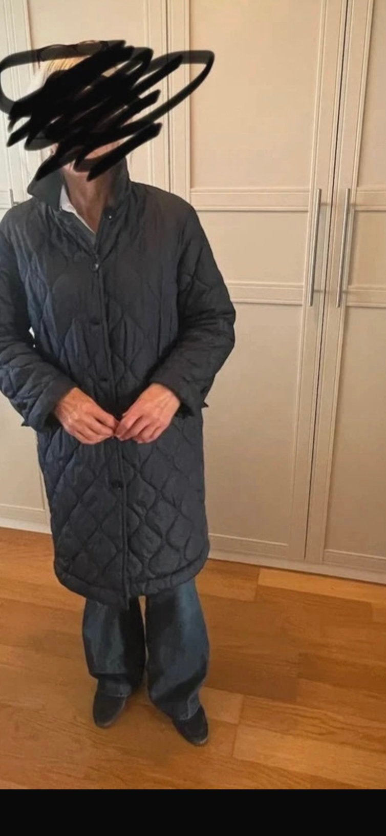 Bellerose quilted coat, Ophalen of Verzenden, Zo goed als nieuw, Maat 36 (S), Blauw
