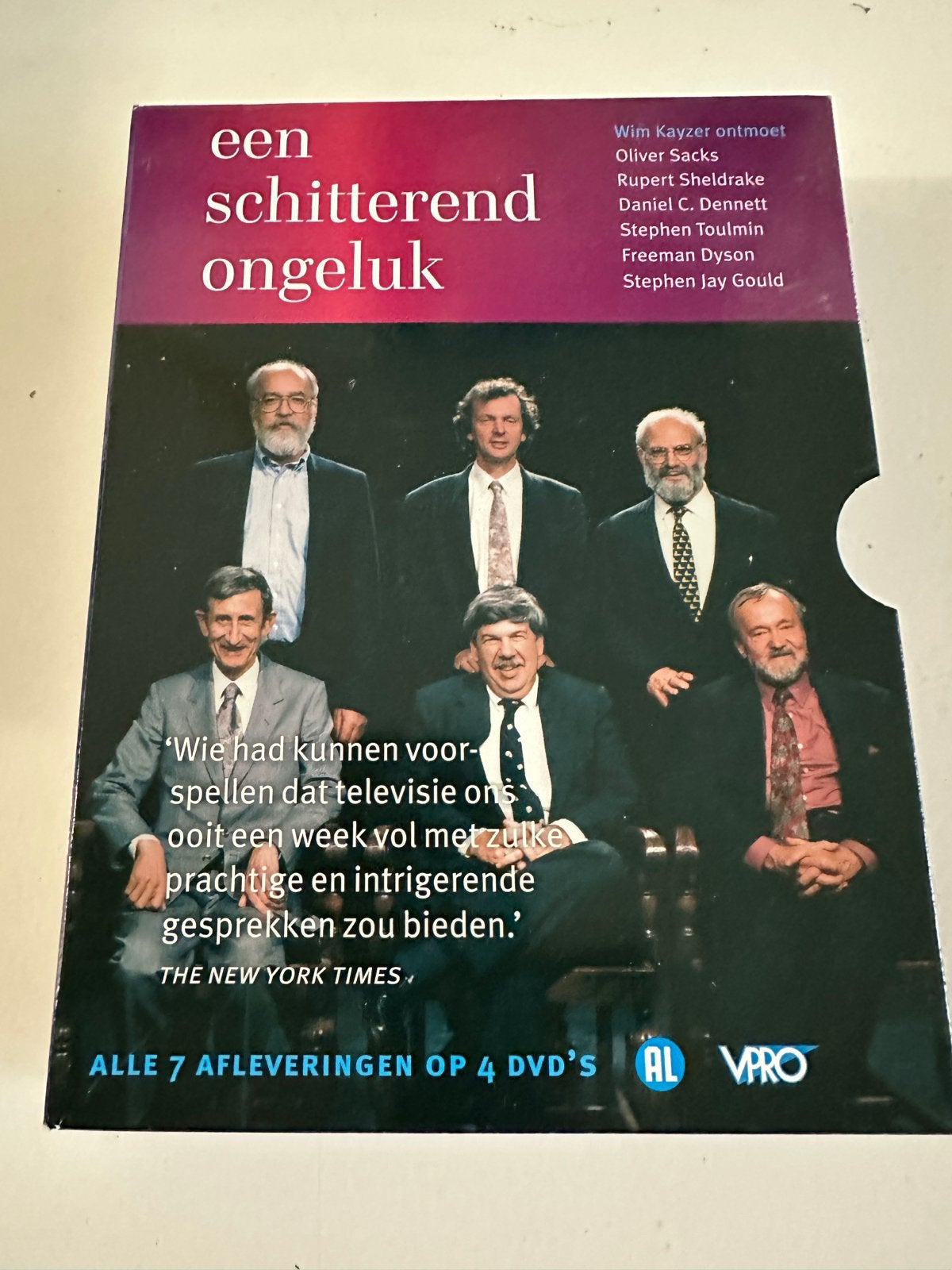 Een Schitterend Ongeluk - VPRO DVD Boxset (4 DVD's), Ophalen, Alle leeftijden, Wetenschap of Techniek, Nederlands