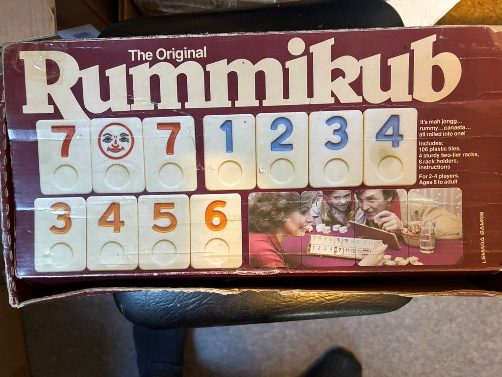 RUMMIKUB UITVOERING IN GROOT FORMAAT COMPLEET (ZIE FOTO'S), Een of twee spelers, Ophalen of Verzenden, Gebruikt