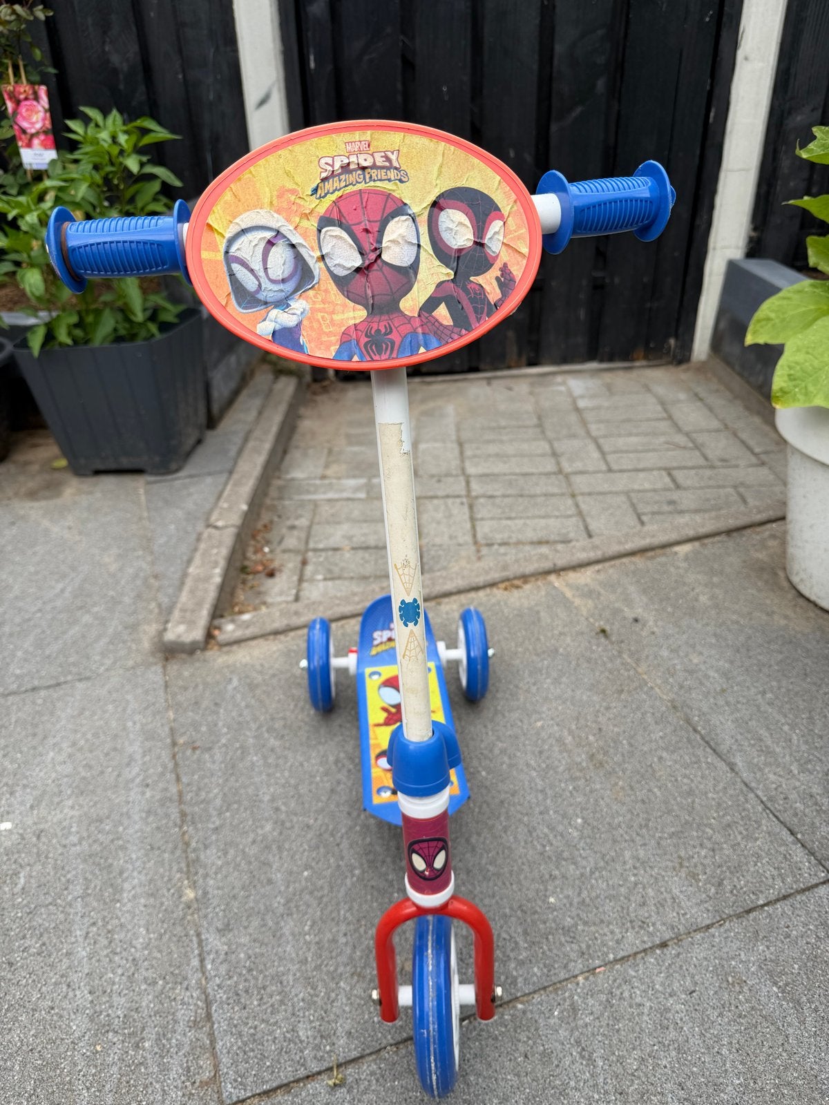 Spidey en zijn Geweldige Vrienden step voor kinderen, Ophalen, Gebruikt, Gewone step
