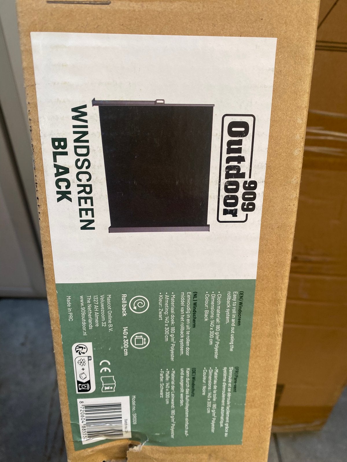 Afdekscherm tuinscherm windscherm, Ophalen, Zo goed als nieuw