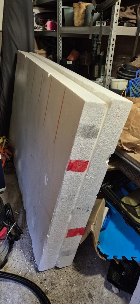 Eps 100, gebruikt, 120mm, 200cmx120cm, gratis, Doe-het-zelf en Verbouw, Ophalen, Dakisolatie, Gebruikt, 12 cm of meer