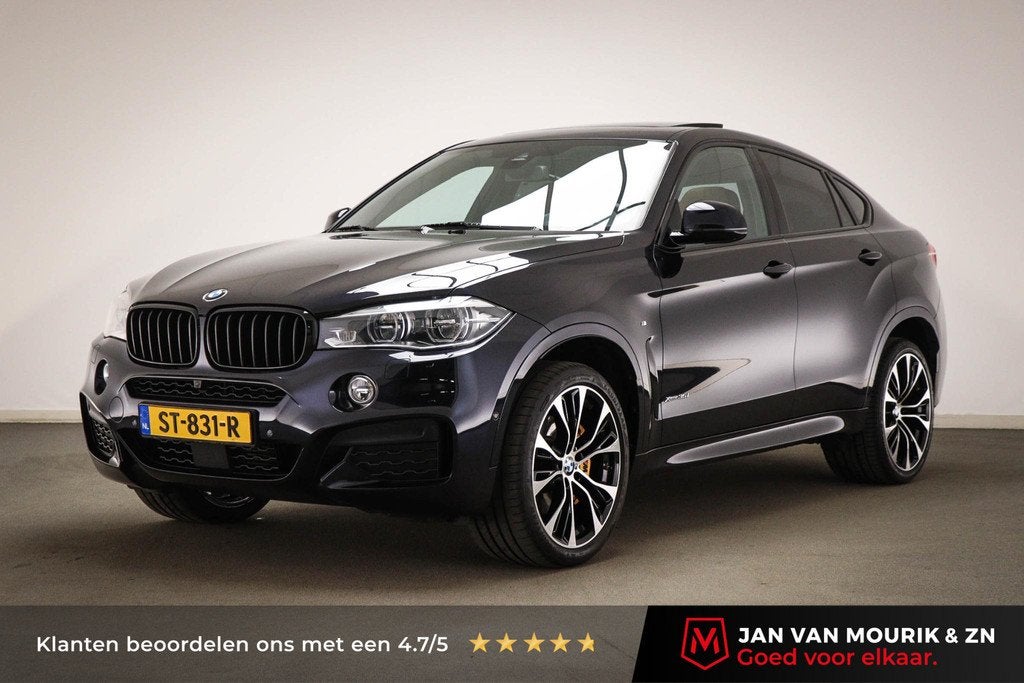 BMW X6 xDrive35i M Sport Edition | STUURVERWARMING | STOELVE, Auto's, BMW, Automaat, Gebruikt, Met garantie (alle), Zwart