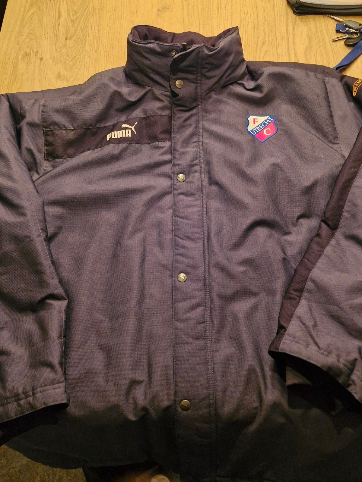 Puma FC Utrecht jas - Maat XL, Ophalen, Puma, Zwart, Maat 56/58 (XL)