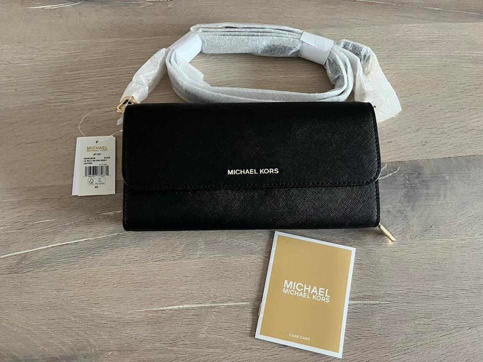 Nieuwe Michael Kors Jet Set portemonnee leer, Sieraden, Tassen en Uiterlijk, Tassen | Damestassen, Ophalen of Verzenden, Nieuw