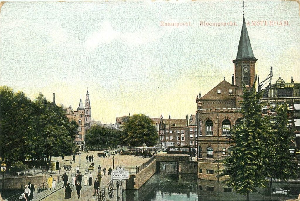 379-062-033 Amsterdam Raampoort Bloemgracht, Ophalen of Verzenden, Voor 1920, Noord-Holland