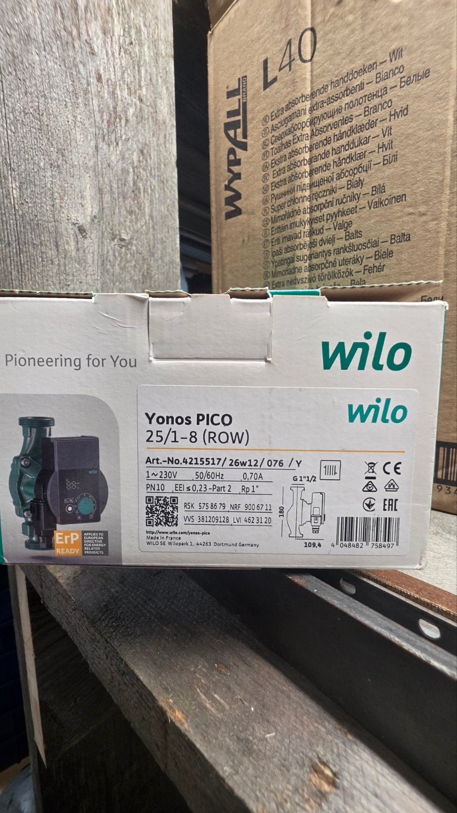 Wilo Yonos Pico 25/1-8 Pomp - Nieuw in doos, Ophalen of Verzenden, Nieuw