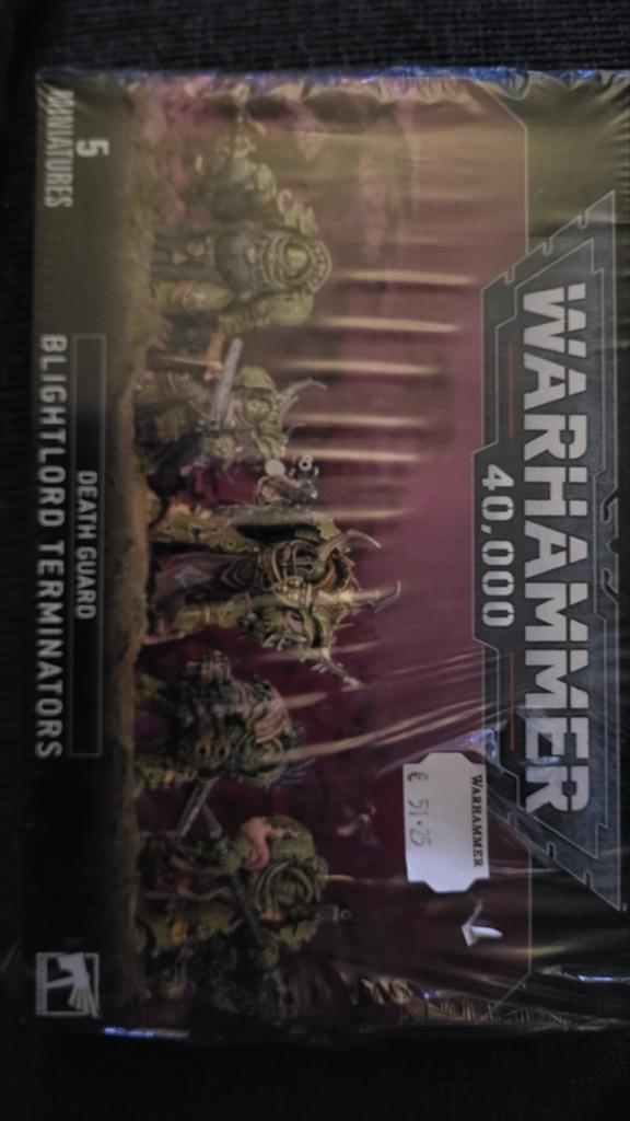 Warhammer 40.000 -nieuw-  Death Guard-Blightlord Terminators, Hobby en Vrije tijd, Wargaming, Ophalen of Verzenden, Nieuw, Warhammer 40000