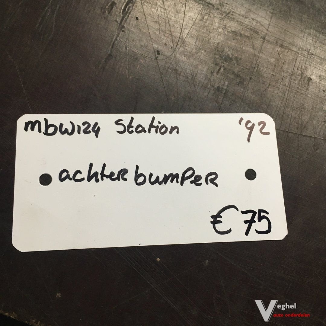 Mercedes W124 Station 1992 Achterbumper, Auto-onderdelen, Carrosserie en Plaatwerk, Ophalen, Gebruikt, -, -