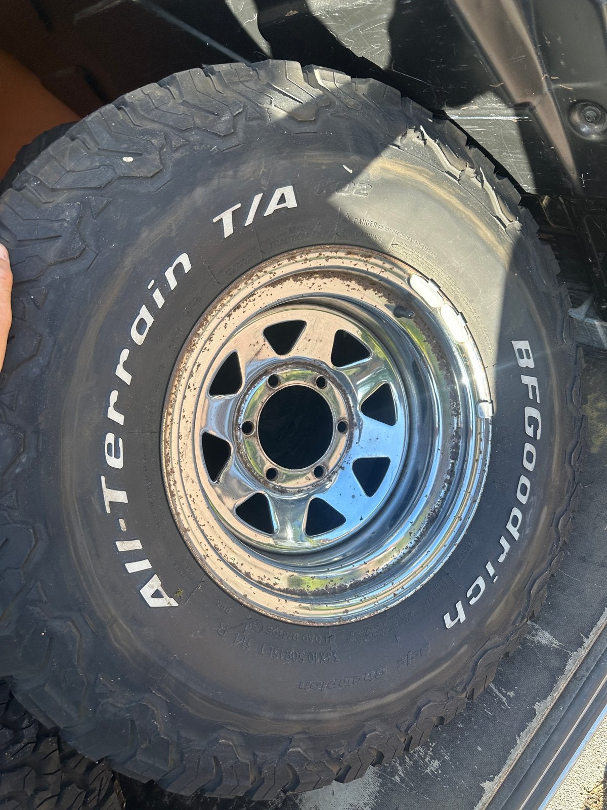 Amerikaanse mangles 15 inch 6x 139,7 8j jeep wagoneer toyota, Ophalen, Gebruikt, Jeep