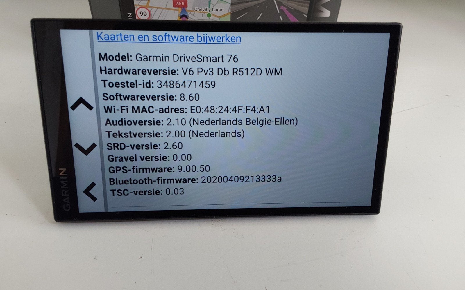 Garmin DriveSmart 76 & Live Traffic Navigatiesysteem, Auto diversen, Ophalen of Verzenden, Zo goed als nieuw