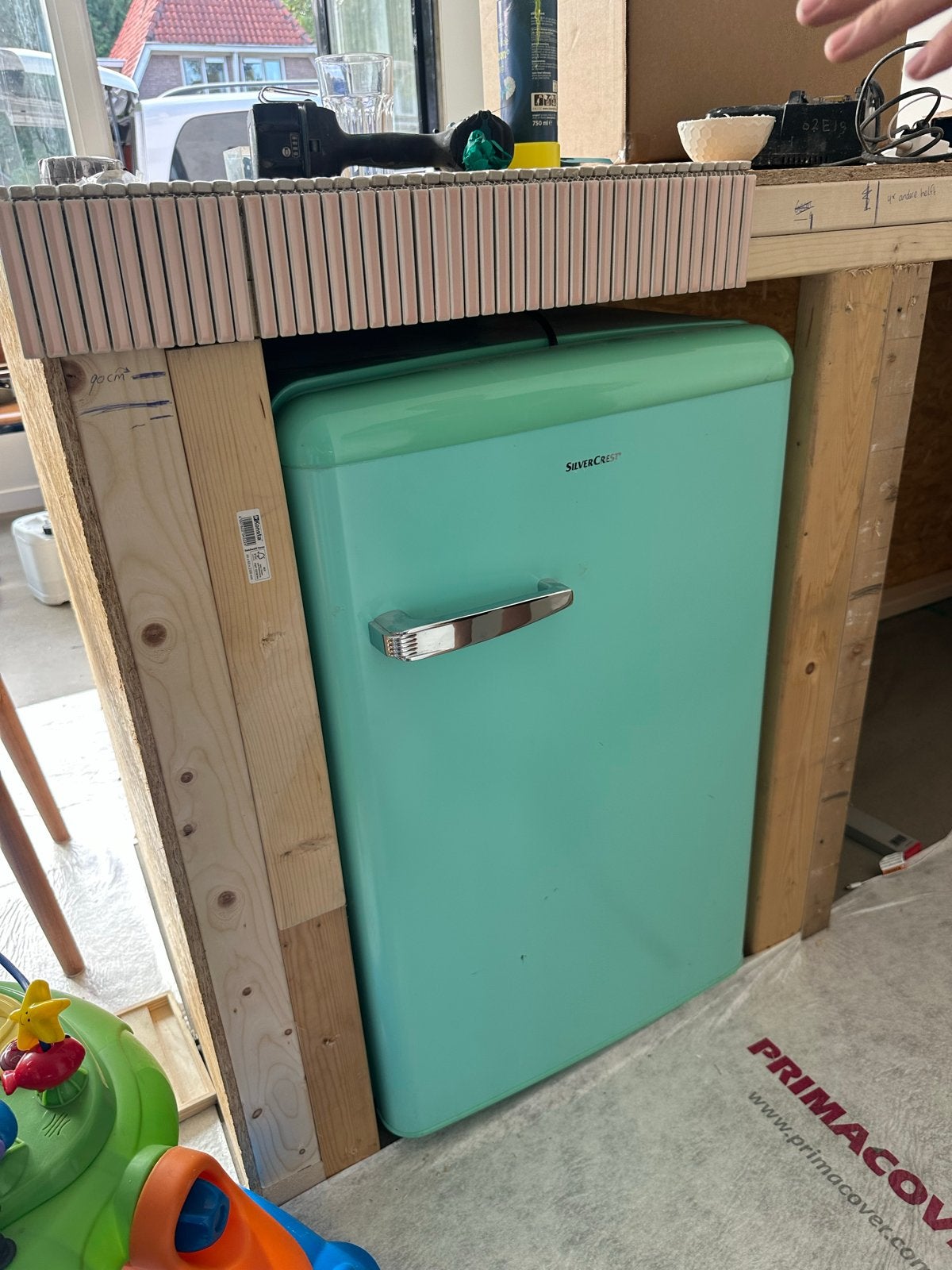 Smeg retro koelkast look, 75 tot 100 liter, 45 tot 60 cm, Ophalen, 85 tot 120 cm