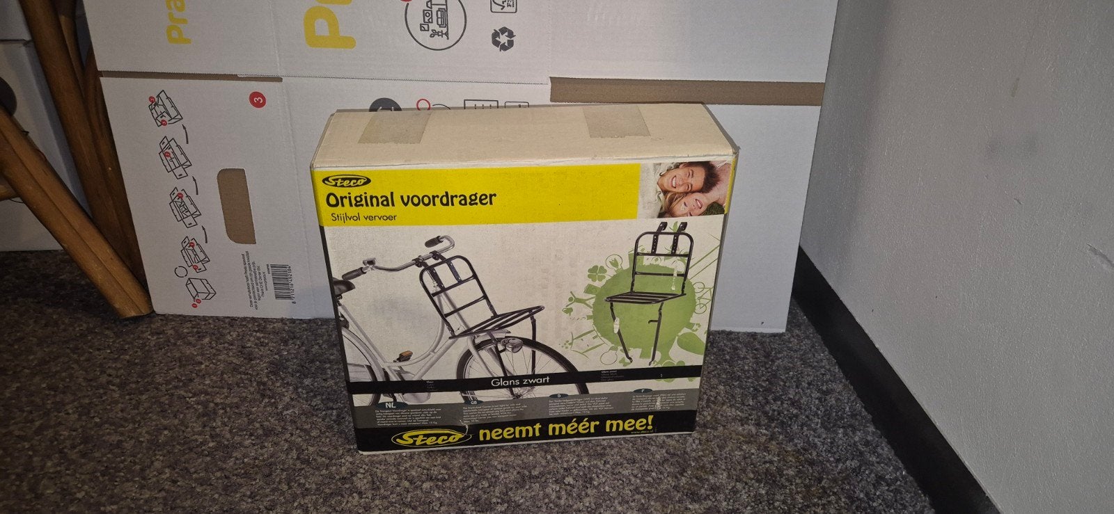 Steco Voordrager Glans Zwart 26-28 inch, Ophalen of Verzenden, Nieuw