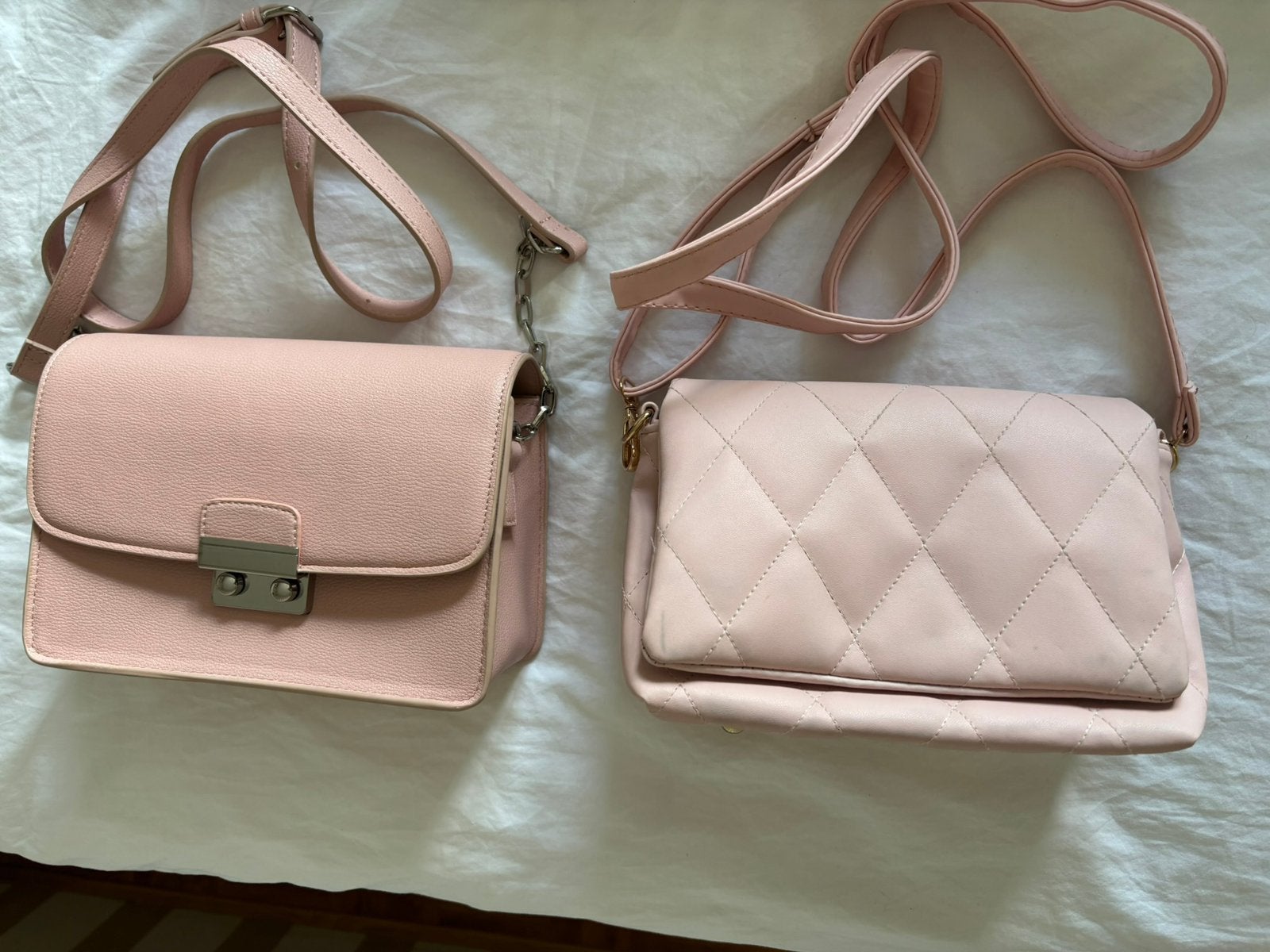 2 nieuwe  roze dames tasjes  samen 10,00, Ophalen of Verzenden, Nieuw, Roze, Schoudertasje