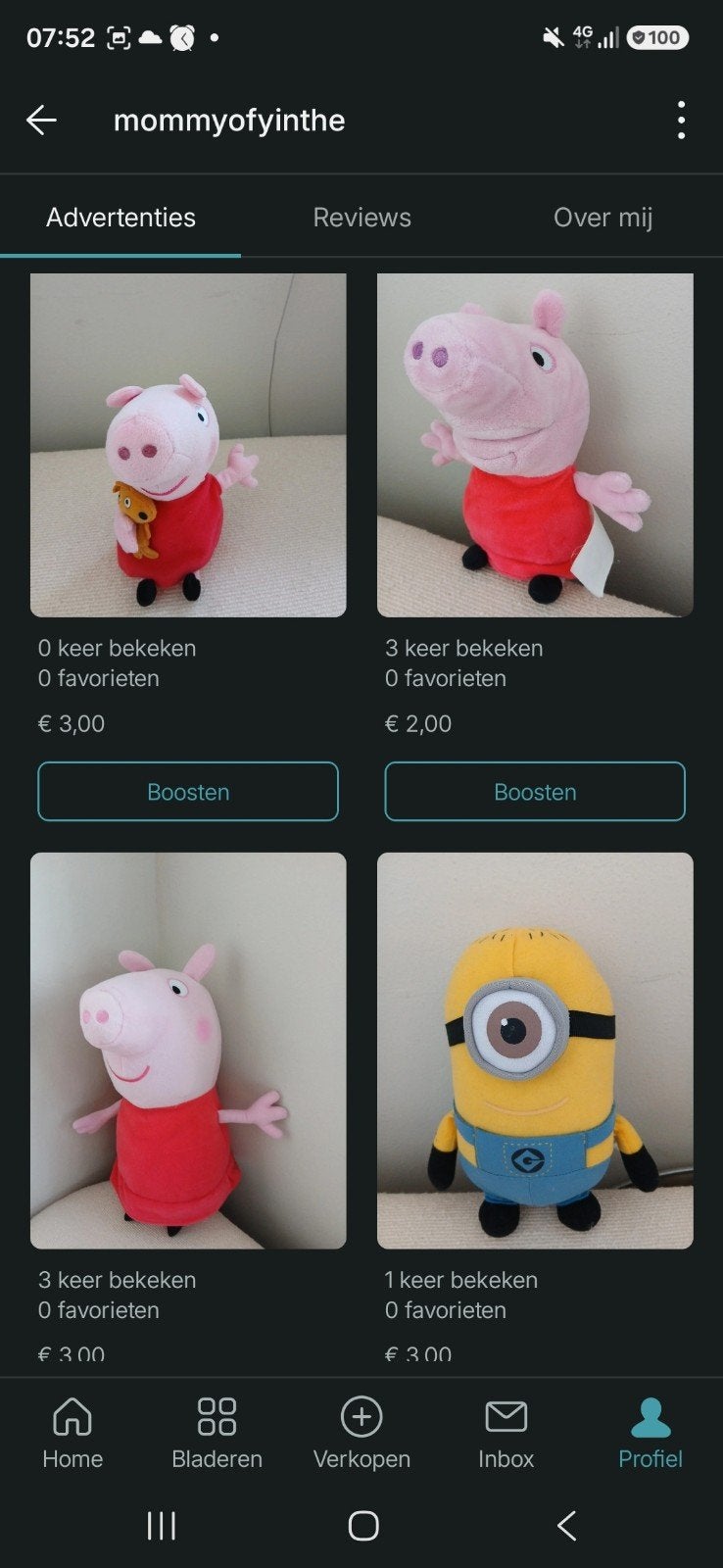 Peppa big, Minions, Cocomelon en Nijntje knuffels, Ophalen of Verzenden