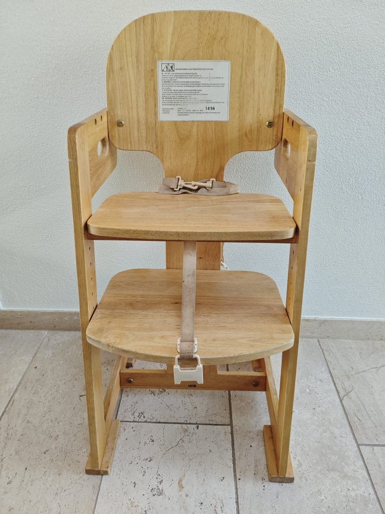 Stevige houten kinderstoel, Kinderen en Baby's, Kinderstoelen, Ophalen of Verzenden, Gebruikt, Overige typen