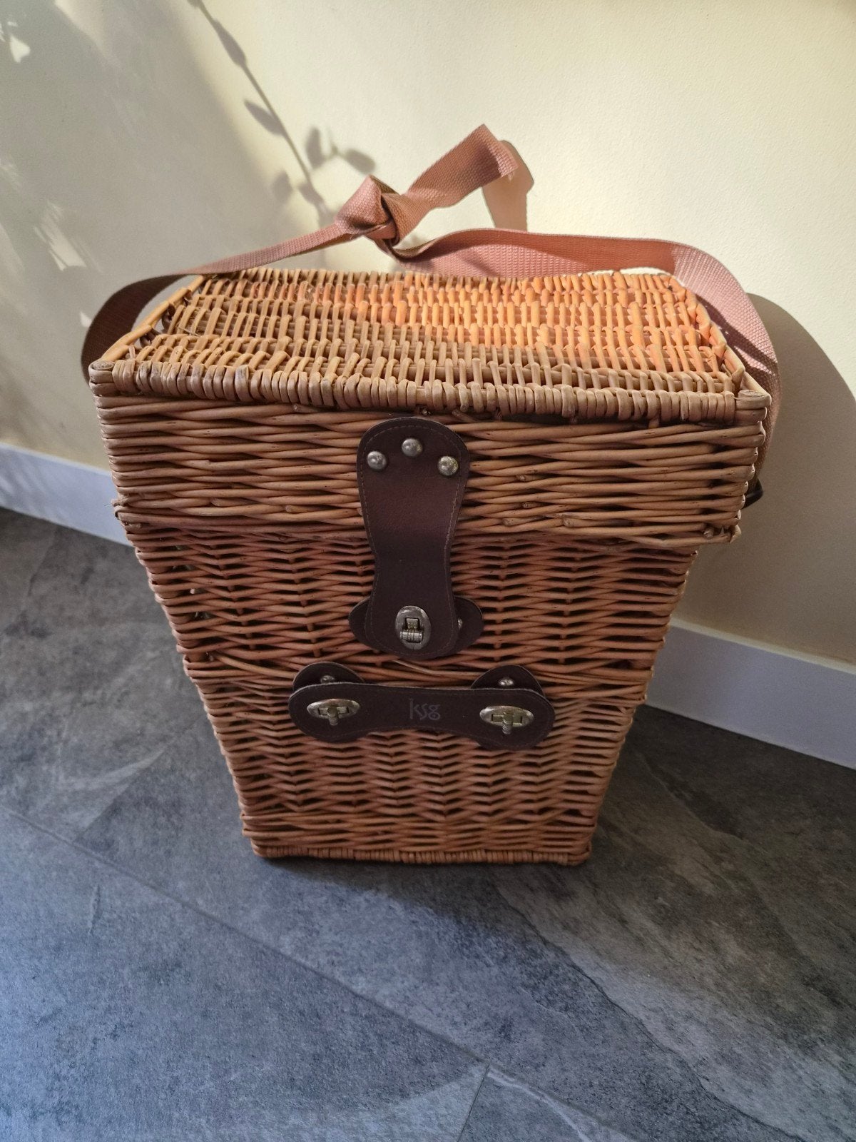 vintage picknickmand, Ophalen of Verzenden