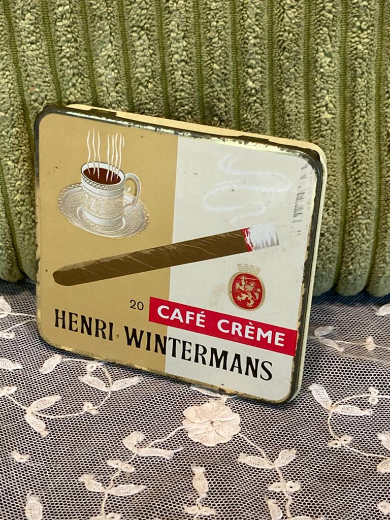 Vintage sigarenblikje Henri Wintermans (230724), Ophalen of Verzenden, Gebruikt, Overige