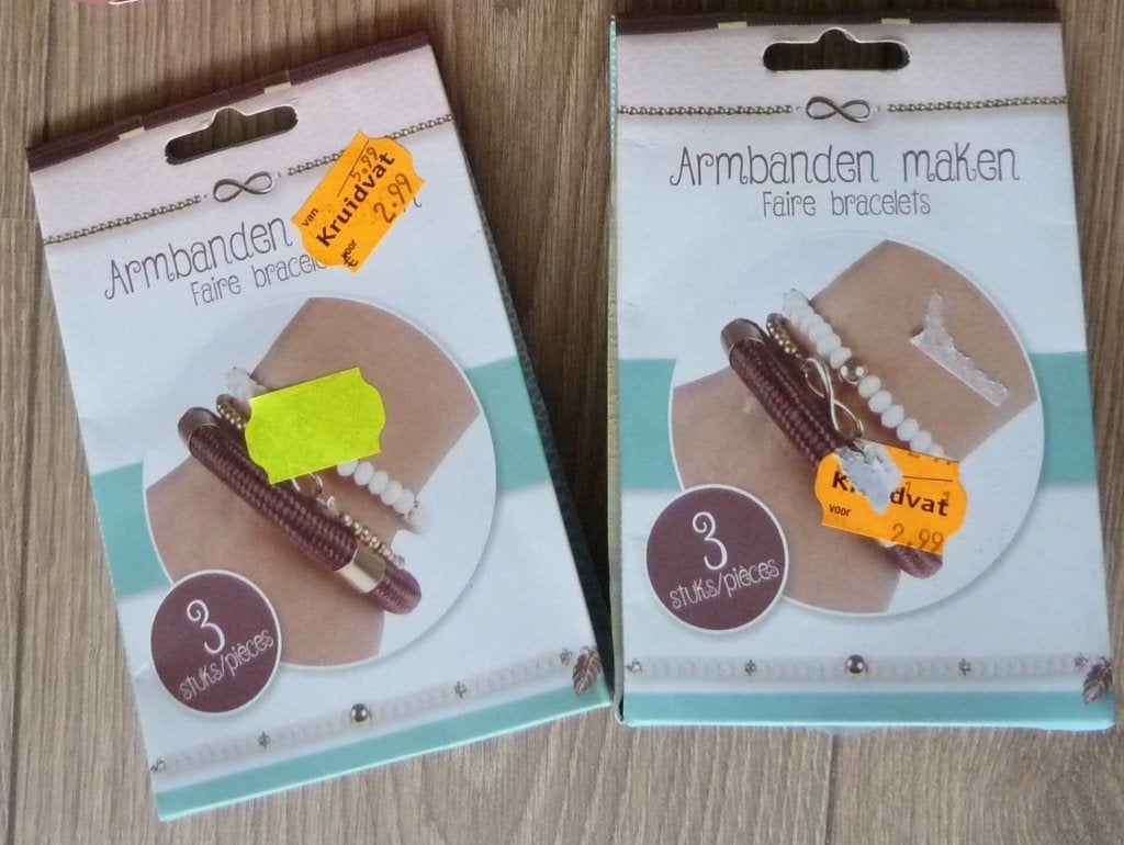 2 doosjes ARMBANDJES maken, Hobby en Vrije tijd, Ophalen, Zo goed als nieuw, Overige typen