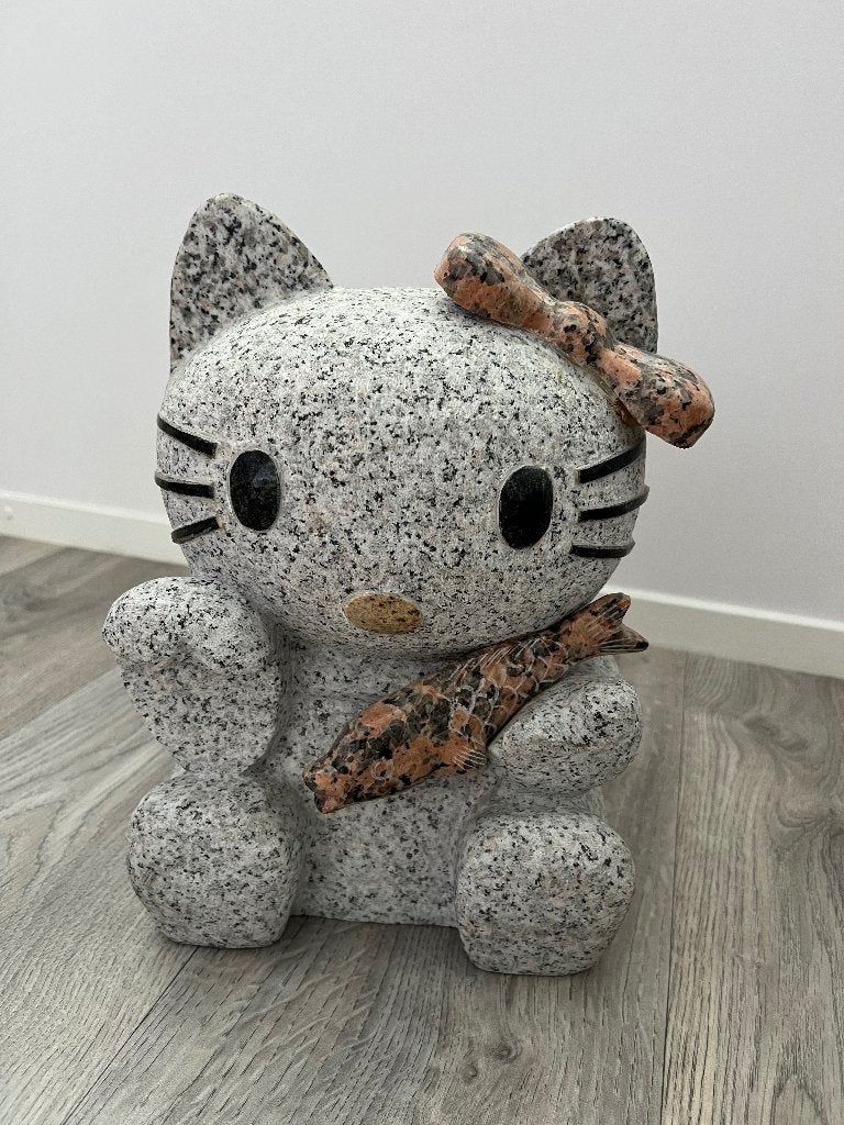 Hello Kitty marmer beeld, Ophalen, Zo goed als nieuw, Overige typen