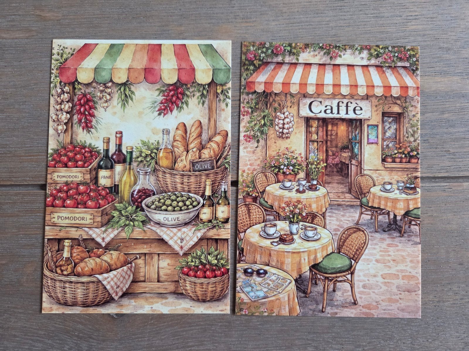 ITALIË MARKT CAFE, Ophalen