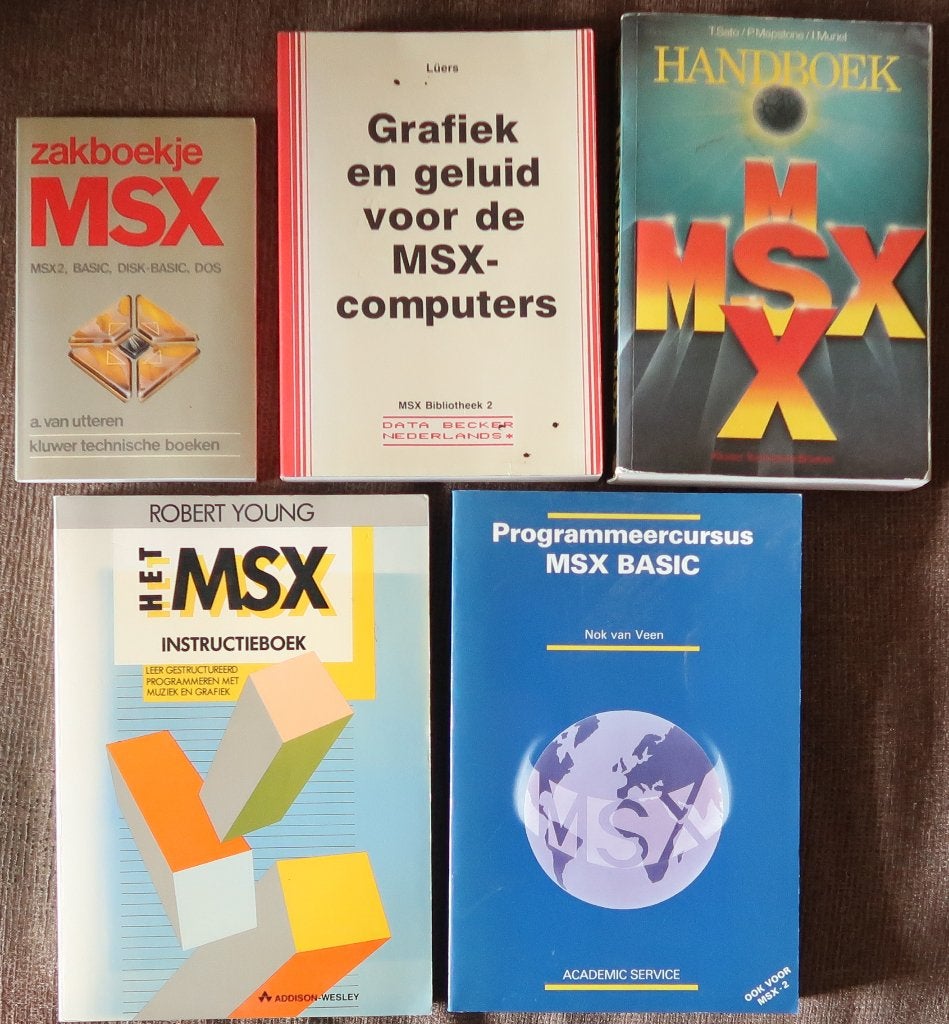 Diverse MSX boeken, Ophalen of Verzenden